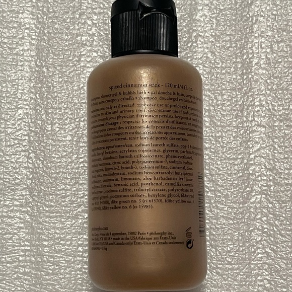 Philosophy Spiced Cinnamon Stick 3-in-1 Shampoo, Shower Gel & Bubble Bath - Picture 4 of 13
